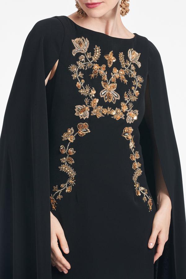 Sachin & Babi Vittoria Gown - Black