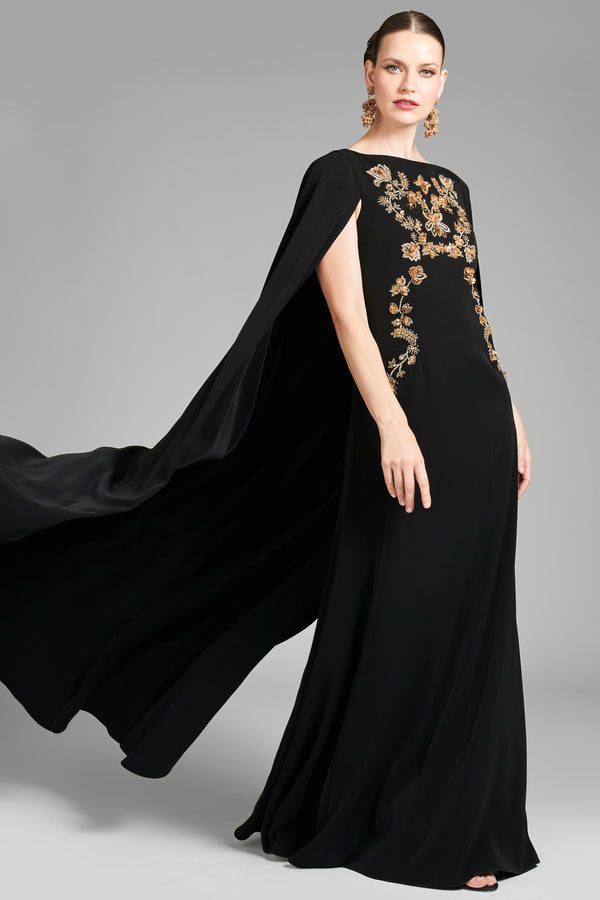 Sachin & Babi Vittoria Gown - Black