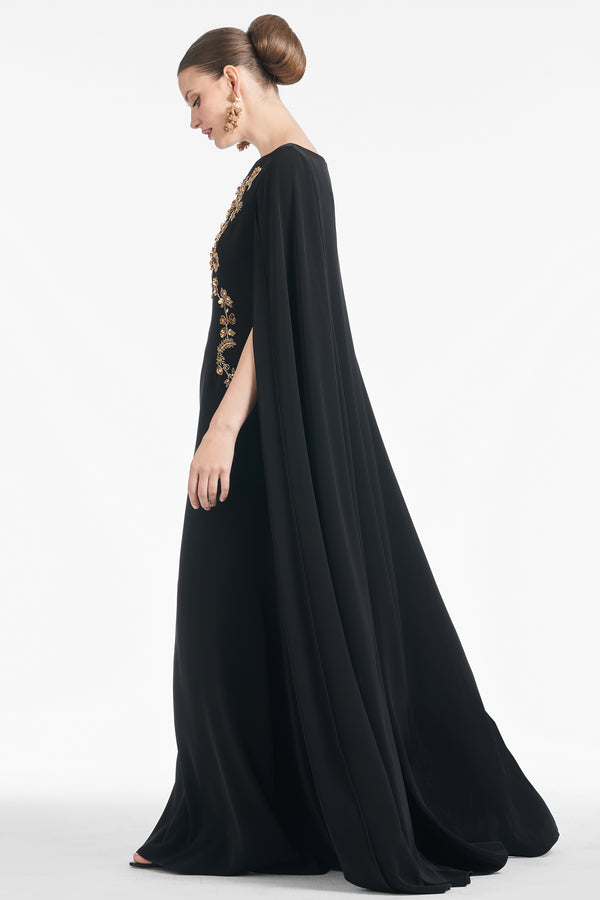 Sachin & Babi Vittoria Gown - Black