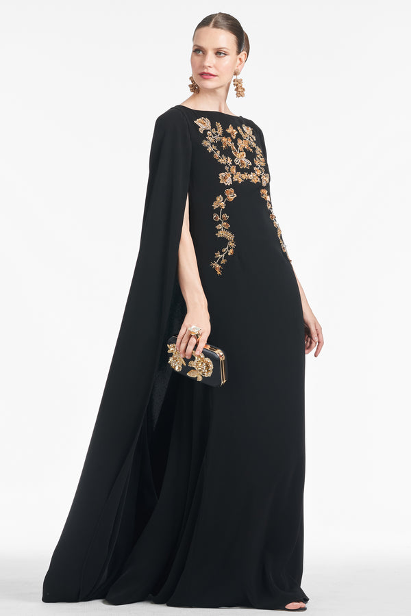 sachin & babi Vittoria Gown - Black