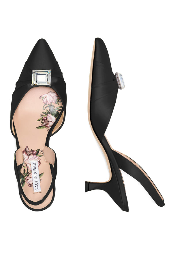 sachin & babi YORK KITTEN HEEL - BLACK