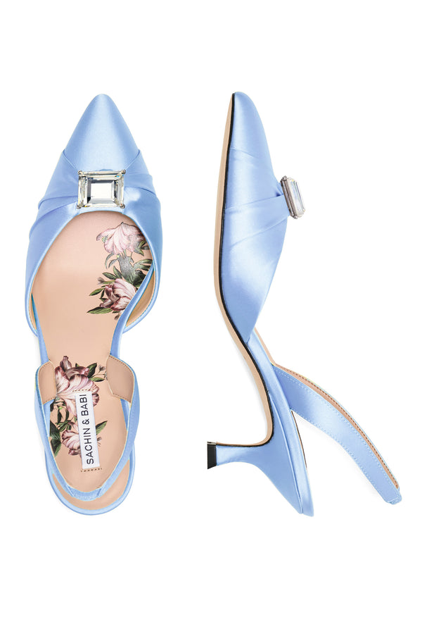 sachin & babi YORK KITTEN HEEL - GLACIAL BLUE
