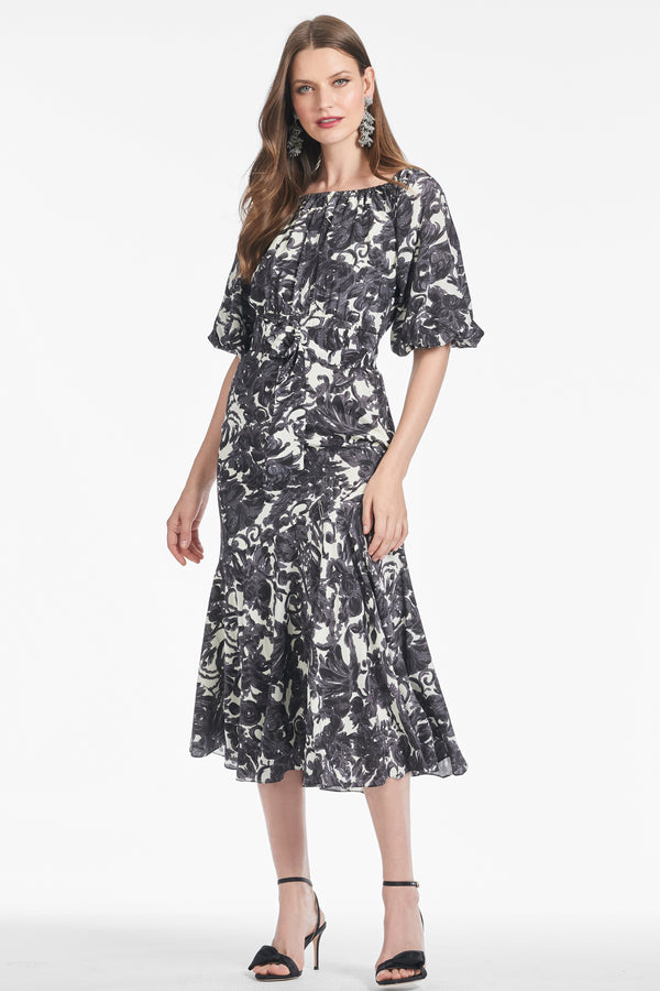 sachin & babi Zadi Dress - Graphic Scroll - Final Sale