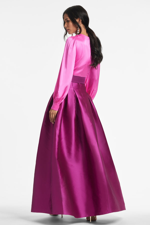 Sachin & Babi Zoe Gown - Pink/Magenta
