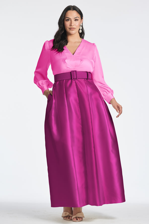 Sachin & Babi Zoe Gown - Pink/Magenta
