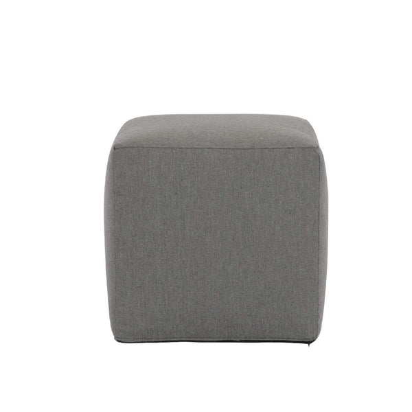 Safavieh 18"Pouf Cube In Heritage Granite | Sunset West - SWPouf18C-CSH