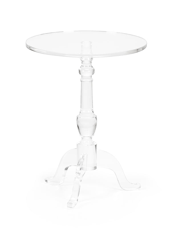 safavieh Acrylic Pedestal Side Table | Chelsea House - 384787