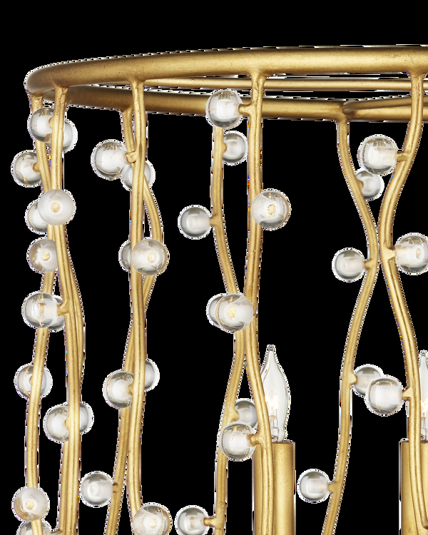 Safavieh Adagio Chandelier - Gold | Currey & Co - 9000-1239