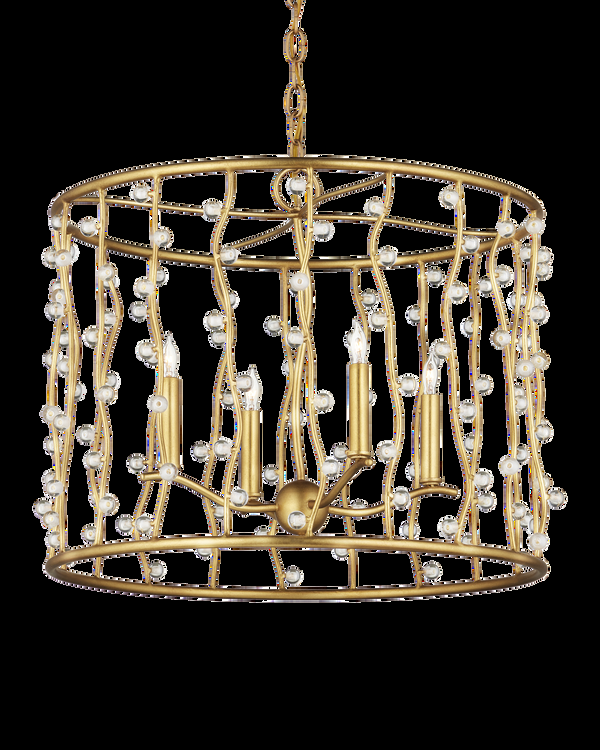 Safavieh Adagio Chandelier - Gold | Currey & Co - 9000-1239