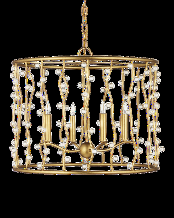 Safavieh Adagio Chandelier - Gold | Currey & Co - 9000-1239