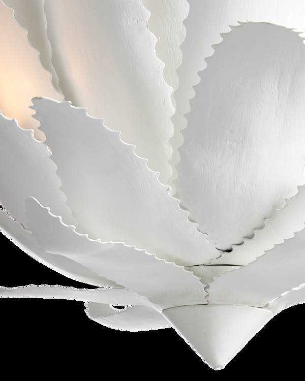 Safavieh Agave White Chandelier | Currey & Co - 9000-1263