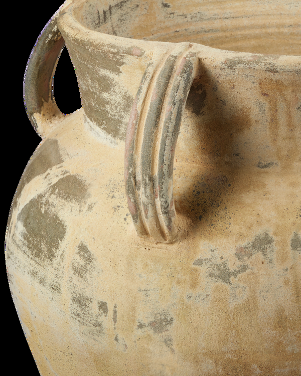 Safavieh Agrigento Antique White Planter - Ivory | Currey & Co - 2200-0063