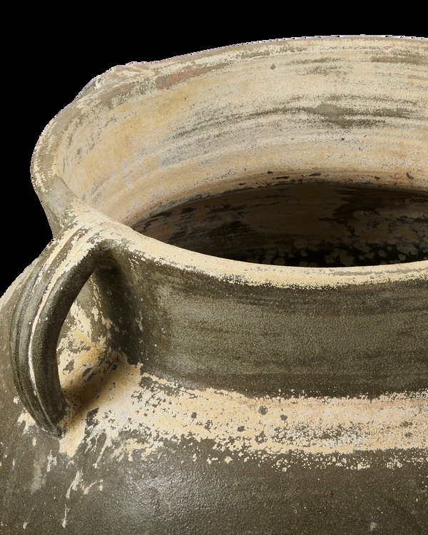 Safavieh Agrigento Antique White Planter - Ivory | Currey & Co - 2200-0063