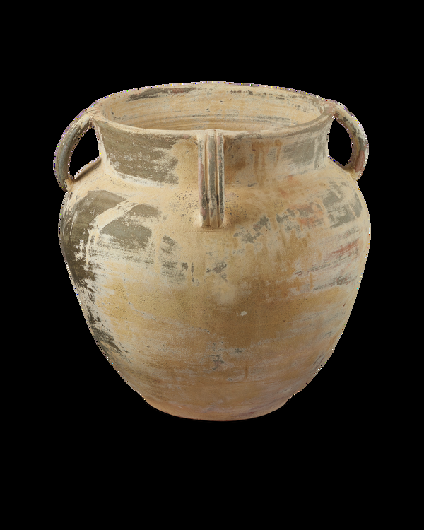 safavieh Agrigento Antique White Planter - Ivory | Currey & Co - 2200-0063