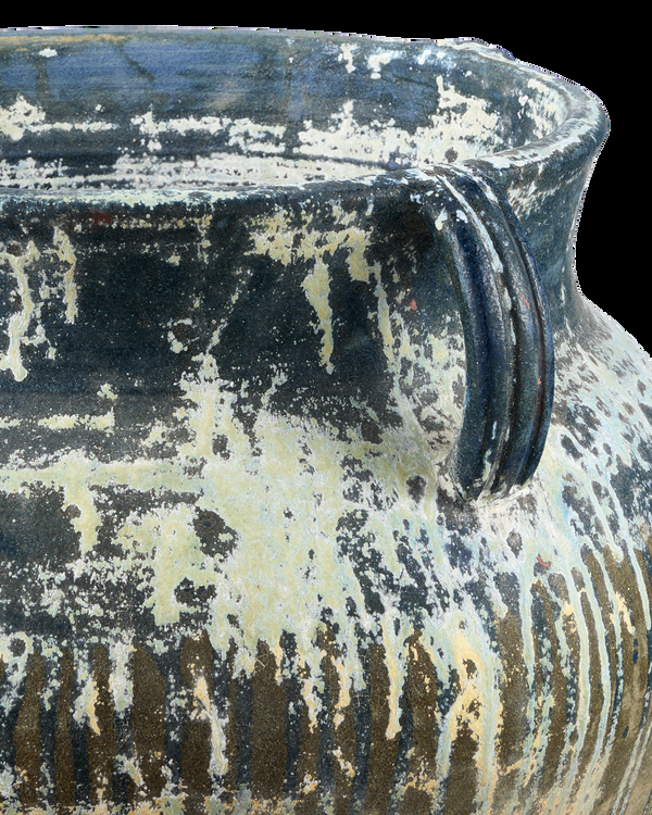 Safavieh Agrigento Blue Drip Planter | Currey & Co - 2200-0064