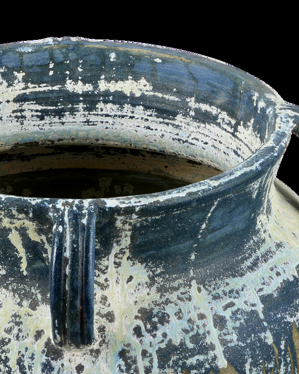 Safavieh Agrigento Blue Drip Planter | Currey & Co - 2200-0064