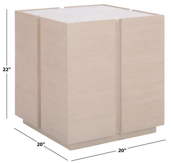 Safavieh Alanabella Marble Square Accent Table | Safavieh Couture - SFV5551