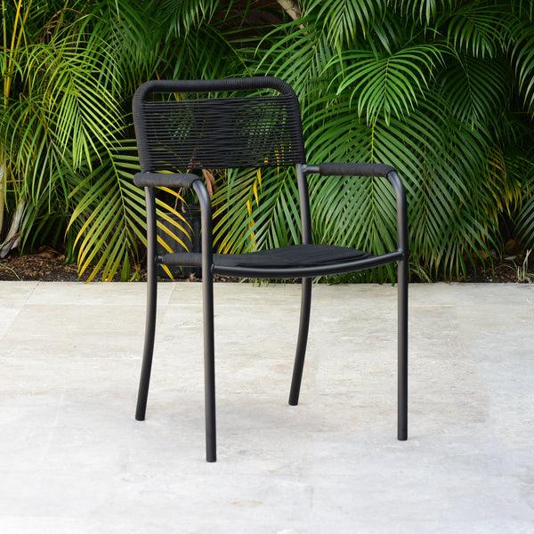 Safavieh Amazonia Buenos Aires 11 Piece Rectangular Extendable Outdoor Dining Set | International Home Miami - GEN PANAMA_10PORTBYRON BK