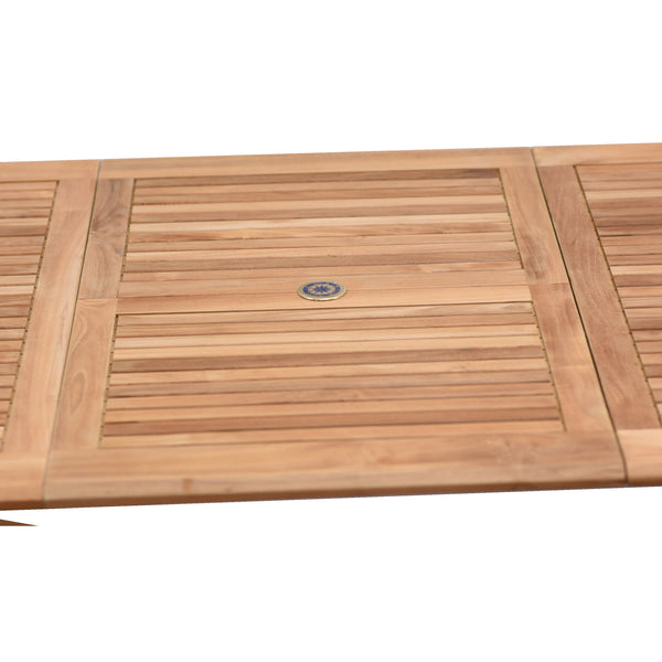 Safavieh Amazonia Murray 7-Piece Rectangular Outdoor Dining Set | International Home Miami - GENSC DIANREC_6CANNES GR_LOT