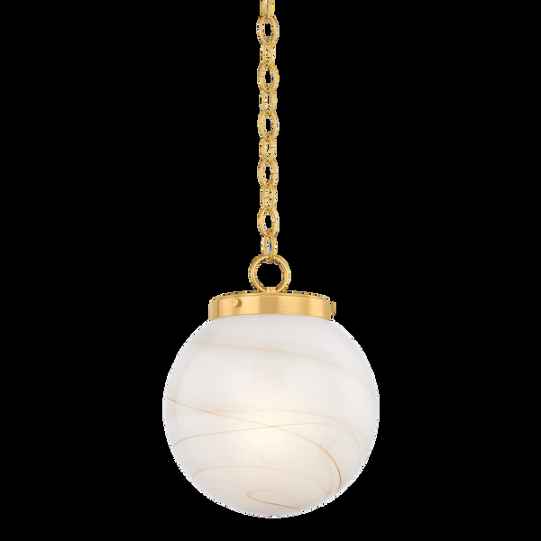 safavieh AMBRA Pendant - Aged Brass | Mitzi Lighting - H989701S-AGB