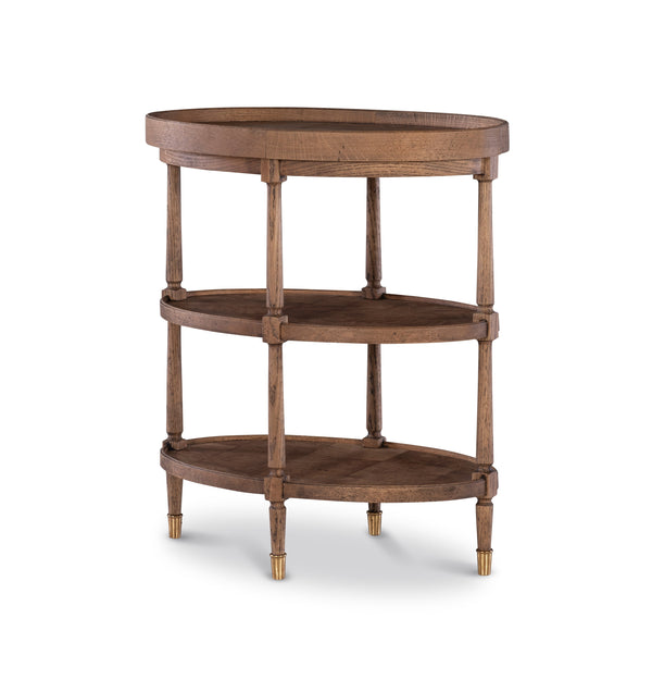 safavieh Andrews Chairside Table - Weathered | Century Furniture - SF5963-WE