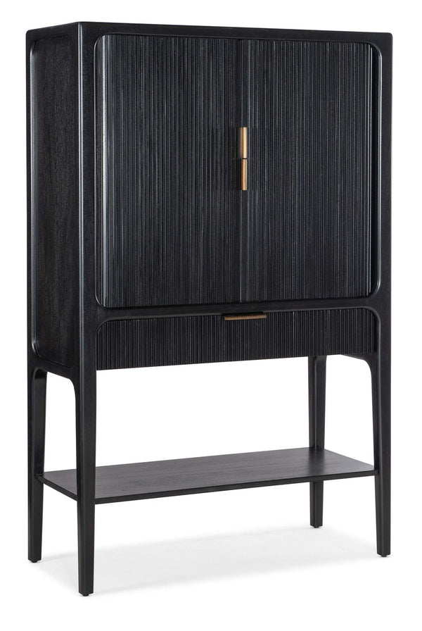 safavieh Archer Tambour Cabinet (Black) - Black | Hooker Furniture - M22-50330-99