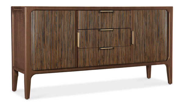 safavieh Archer Tambour Sideboard (Chestnut) - Dark Wood | Hooker Furniture - M22-85410-85