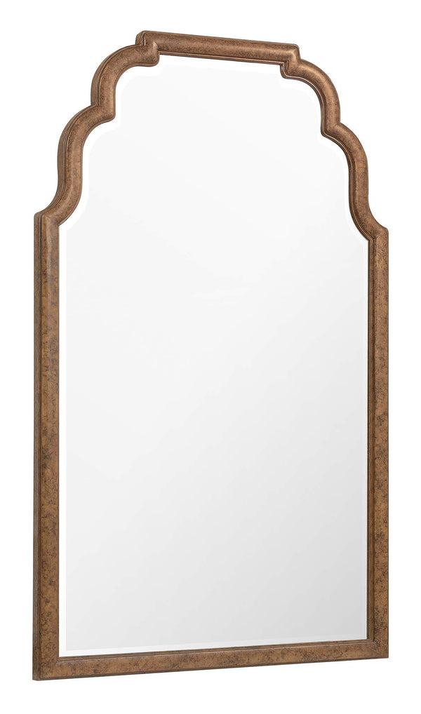 safavieh Archives Tall Mirror - Medium Wood | Hooker Furniture - 6123-90006-80