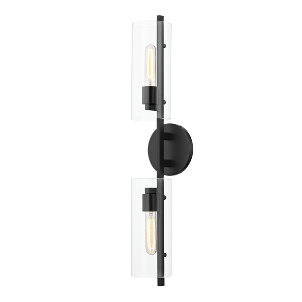 safavieh Ariel Wall Sconce | Mitzi Lighting - H326102-SBK