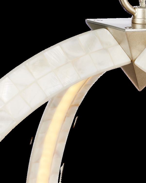 Safavieh Arietta White Orb Chandelier | Currey & Co - 9000-1229