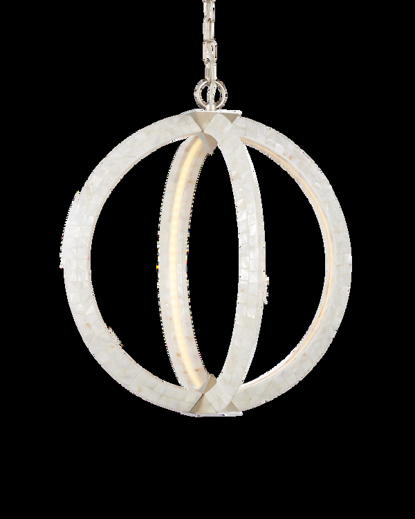 Safavieh Arietta White Orb Chandelier | Currey & Co - 9000-1229