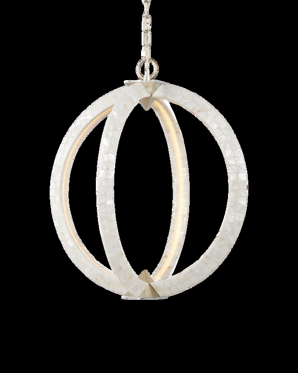 safavieh Arietta White Orb Chandelier | Currey & Co - 9000-1229