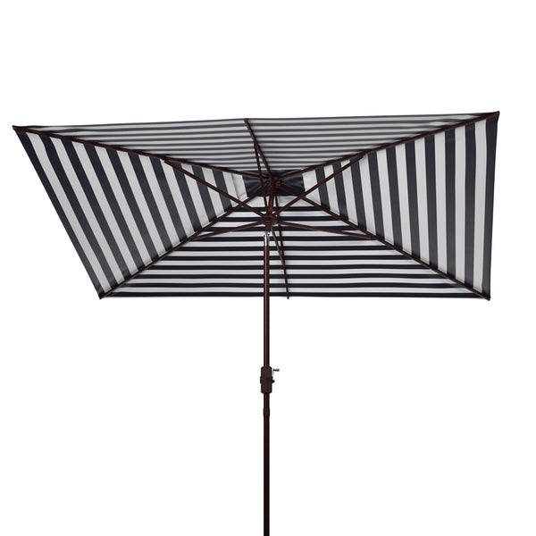 Safavieh Athens 6.5 X 10 Ft Rect Crank Umbrella | Safavieh - PAT8307