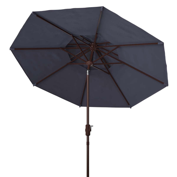 Safavieh Athens 9Ft Double Top Crank Umbrella | Safavieh - PAT8207