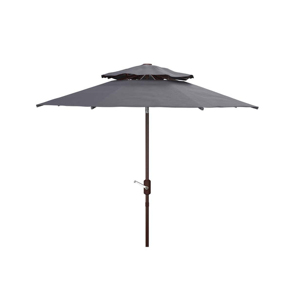 safavieh Athens 9Ft Double Top Crank Umbrella | Safavieh - PAT8207