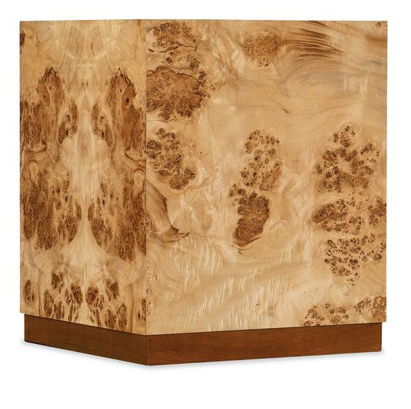 safavieh Auberon Burl Side Table - Light Wood | Hooker Furniture - M30-80113-80