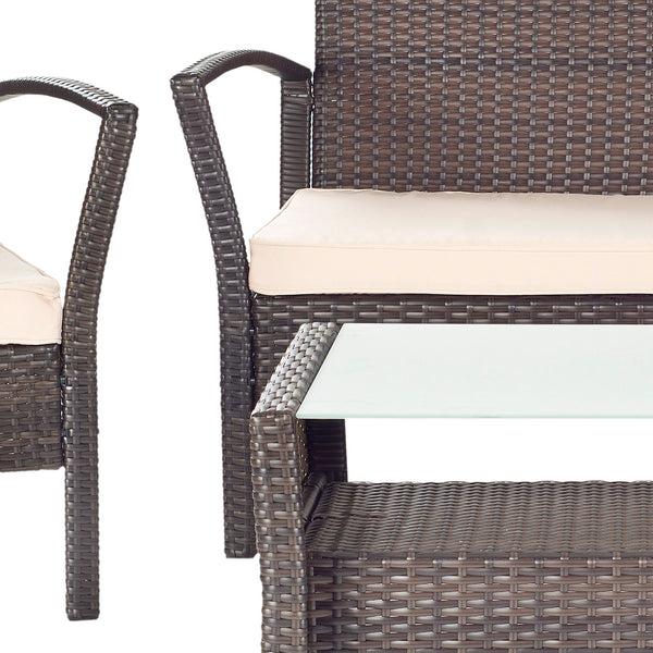 Safavieh Avaron 4 Piece Outdoor Set | Safavieh - PAT2006
