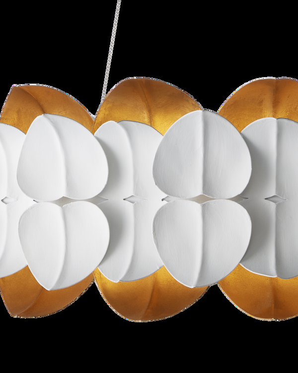 Safavieh Aventine Chandelier - White | Currey & Co - 9000-1253