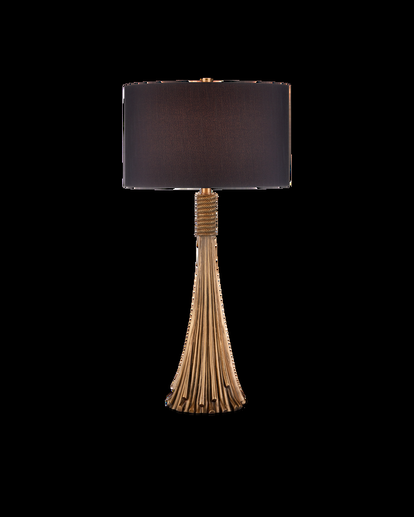 safavieh Baroque Table Lamp - Brass | Currey & Co - 6000-0983