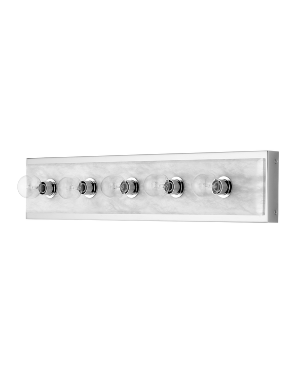 safavieh Berdine Large Nickel Wall Sconce - Silver | Currey & Co - 5800-0057