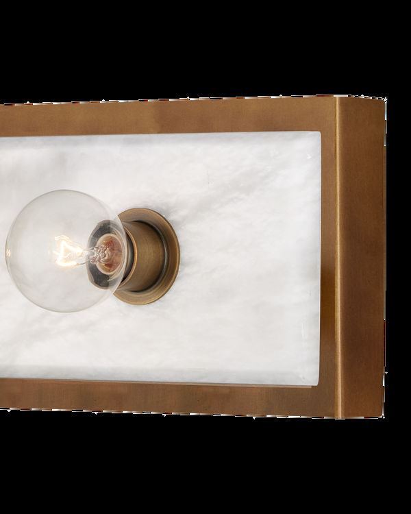 Safavieh Berdine Medium Brass Wall Sconce | Currey & Co - 5800-0052