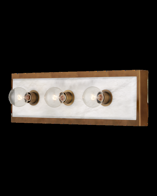 Safavieh Berdine Medium Brass Wall Sconce | Currey & Co - 5800-0052