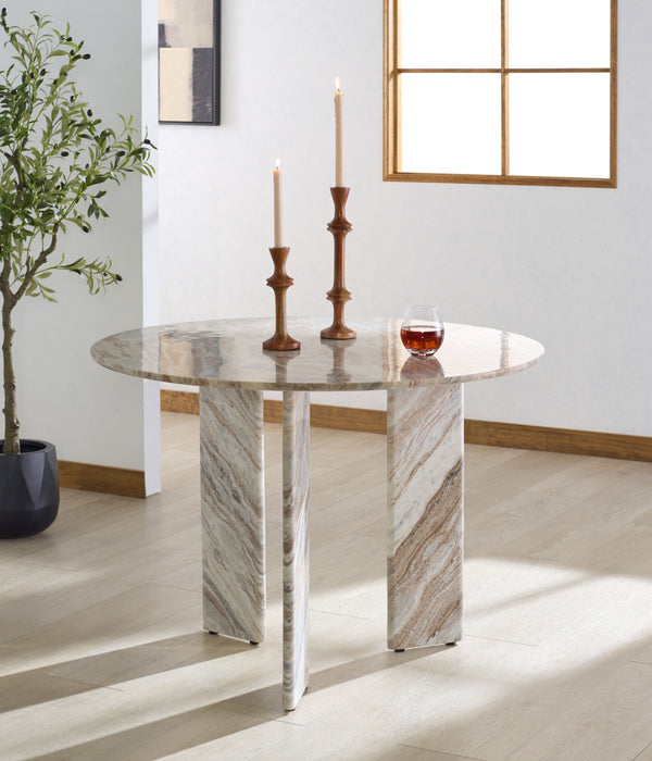 Safavieh Bindi 3 Leg Marble Dining Table | Safavieh Couture - SFV9752