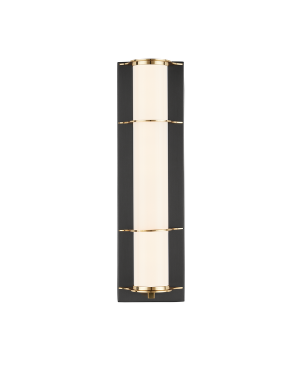 Safavieh Blaine Bronze Bath Wall Sconce | Currey & Co - 5800-0063