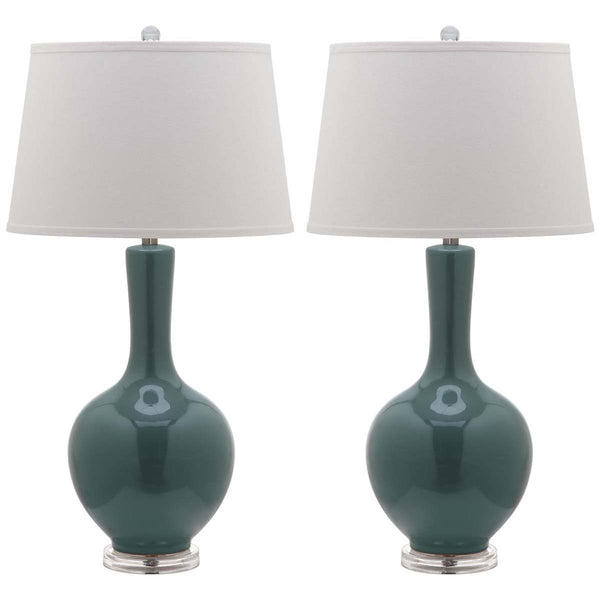 Safavieh Blanche 32 Inch H Gourd Lamp (Set Of 2) | Safavieh - Lit4148