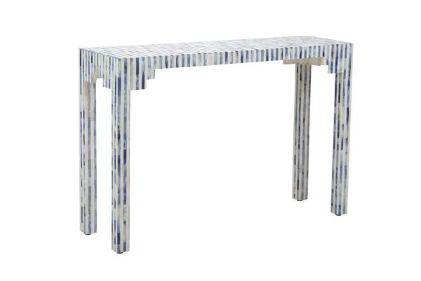 safavieh Bone Inlay Console - Blue | Chelsea House - 385295
