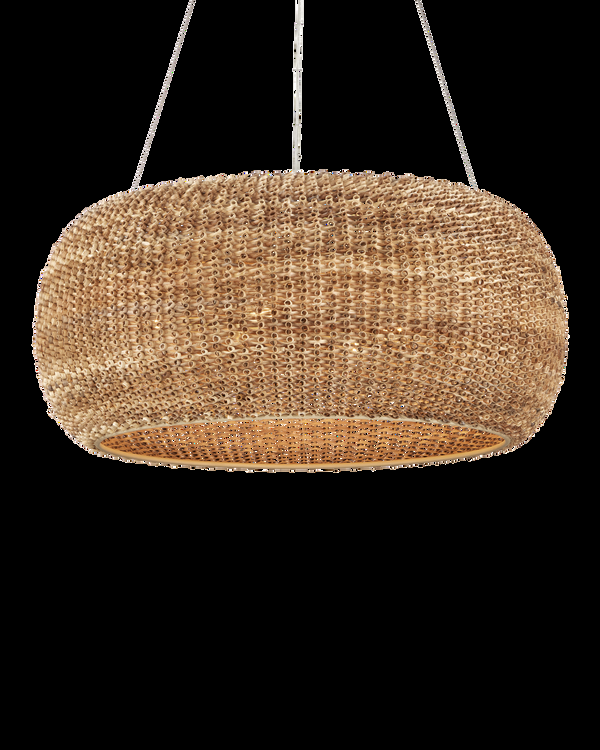safavieh Boucle Chandelier - Brown | Currey & Co - 9000-1245