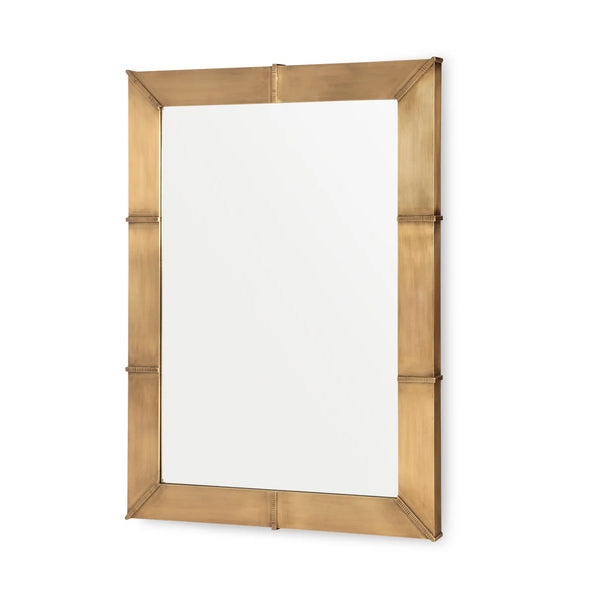 Safavieh Brea Large Mirror - Antique Brass | Villa & House - BRE-690-803