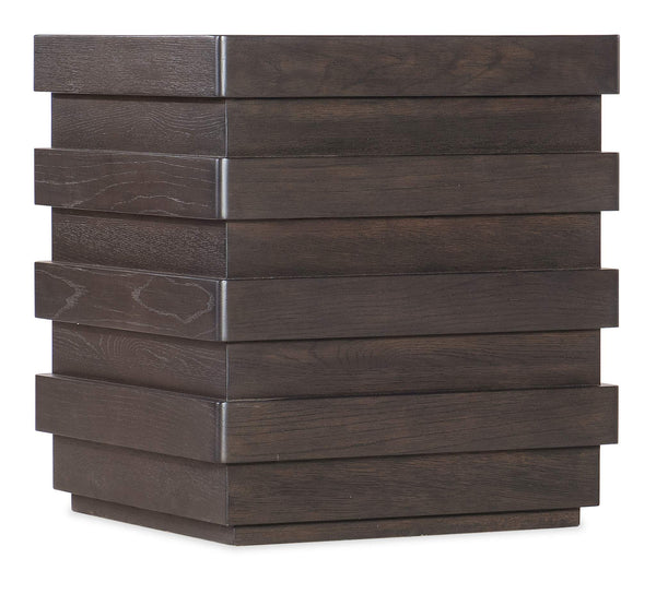 safavieh Brent Stepped Side Table - Dark Wood | Hooker Furniture - M15-50300-89