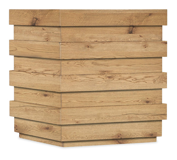 safavieh Brent Stepped Side Table - Light Wood | Hooker Furniture - M15-50300-80